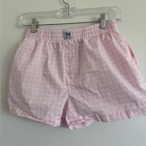 Better together dreamy nights pink gingham boxers